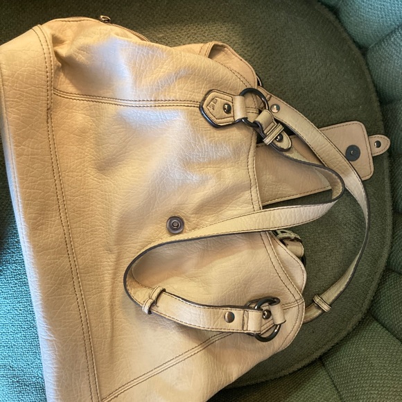 Plum Purse Vintage off white color - Picture 2 of 10